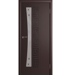 Дверь деревянная межкомнатная шпон Греция венге Фьюзинг